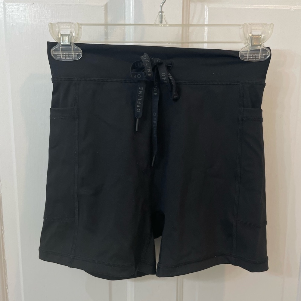Aerie Workout Shorts w Adjustable Waist